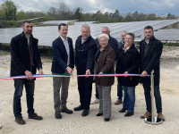 La première centrale solaire d'EDPR en France est connecté et alimente le réseau électrique en Haute-Marne.