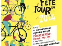 Givry et le département de Saône et Loire fêtent le vélo le 21 mai 