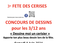 Un concours de dessins organisé pour la 3e fête des Cerises à Lux 