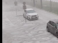 Impressionnant orage de grêle à Dijon ce lundi après-midi 