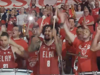 ELAN CHALON - Après Monaco... place à Dijon... les supporters chalonnais exultent pour une deuxième soirée de folie 