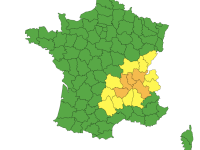 La vigilance orange aux orages toujours active sur le pourtour Sud de la Saône et Loire 