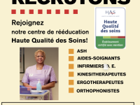 CENTRE READAPTATION MARGUERITE BOUCICAUT - Une journée recrutement organisée ce mardi 17 juin à Chalon 