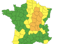 Vigilance orange aux orages  activée ce samedi en Saône et Loire 