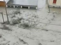 Premiers orages diluviens dans les Alpes 