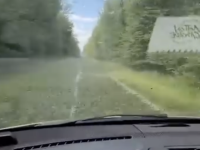 Impressionnante traversée des bois de La Ferté après l'orage de ce dimanche 