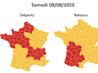 Un pic à plus de 1200 km de bouchons sur les routes, l’A7 parmi les axes les plus encombrés