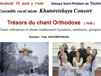 Chants orthodoxes et chants traditionnels byzantins, arméniens, géorgiens ce vendredi à Tournus 
