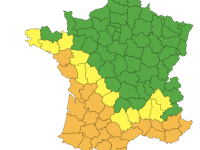 25 départements restent en vigilance orange dimanche... La Saône et Loire repasse en vert 