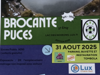 La brocante de Lux programmée ce 31 août est annulée 