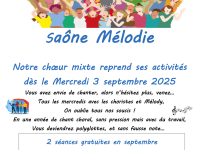 La Chorale Saône Mélodie fait sa rentrée 