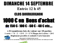 Loto du Comité de bienfaisance du Plateau Saint-Jean le 14 septembre 