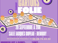 Grande soirée loto pour les Rock Cheerleaders à Demigny 