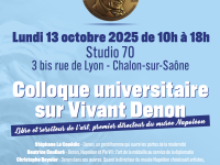 Un évènement culturel - Colloque universitaire sur Vivant Denon le lundi 13 octobre 