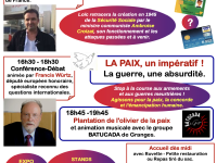 Rencontres populaires à Saint-Gengoux-le-National organisées par le PCF autour de la Sécurité Sociale et des questions internationales 