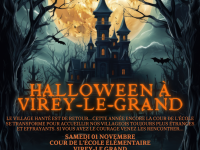 Le 1er novembre, Virey-le-Grand sera en mode halloween 