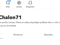 Usurpation d'identité d'info-chalon sur Snapchat 