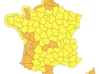 Tempête Benjamin - La Saône et Loire passe en jaune aux vents violents 