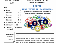 L'Amicale des Charreaux organise son loto ce dimanche 