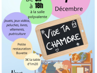 Vide ta chambre le dimanche 7 décembre à Farges-les-Chalon