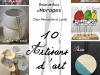 Les 20 et 21 décembre, 10 artisans d'art vous donnent rendez-vous à Moroges