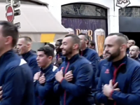 Les militaires de la Base pétrolière de Chalon sur Saône ont donné de la voix dans le coeur de ville 