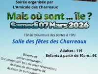 Soirée théâtre organisée par l'Amicale des Charreaux le 7 mars 