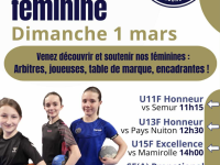 Journée 100% féminine pour le handball Chalon ce dimanche 