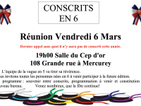 Réunion des conscrits en 6 ce vendredi à Mercurey 