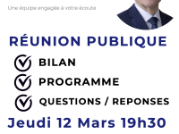 MUNICIPALES 2026 - SAINT-MARCEL - Réunion publique de Saint-Marcel Ensemble ce jeudi 12 mars 