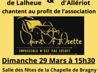 Les chorales "Mélimélodie" et "Allez Chante" en concert au profit de Spirit of Josette le 29 mars 