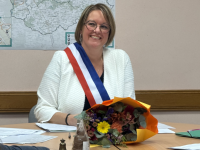 Elisabeth Roblot, vice-Présidente du département, officiellement maire de Lessard en Bresse