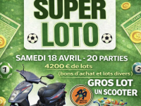 Le super-loto de l'As Lux est annoncé le 18 avril 