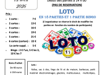 L'Amicale des Charreaux propose son loto le Dimanche 12 avril 