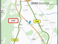 RD 906/RD 182A – Commune de Sennecey-Le-Grand Travaux de réfection de la couche de roulement - Des perturbations annoncées début mai 