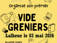 Vide-greniers le 3 mai à Lalheue 