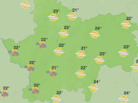 Les orages annoncés vendredi soir sur l'Ouest de la Saône et Loire 