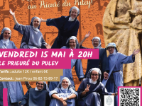 Le spectacle musical Odes à Marie en représentation le 15 mai au Prieuré du Puley 
