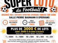 Le super-loto de l'Entente sportive Epervans/Ouroux sur Saône se joue le 13 mai 