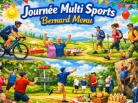Le G.C.R.S fait sa fête à la Roseraie Journée Multi Sports Bernard MENU