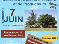 Le dimanche 7 juin, Mercurey Animations organise son marché d'artisans-créateurs & producteurs