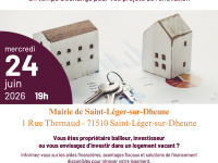 Rénover, louer, valoriser - Un temps d'échanges pour vos projets de rénovation le 24 juin à Saint-Léger-sur-Dheune