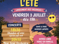 Givry fête l’été avec une grande soirée musicale  dans le Parc Georges Laporte