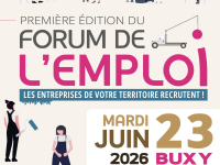 La Communauté de Communes Sud Côte Chalonnaise organise la première édition du Forum de l'Emploi, en partenariat avec la Mission Locale du Chalonnais, le Comité Local pour l'Emploi et France Travail.