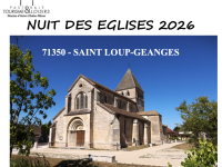 Nuit des Eglises - l'église de Saint-Loup Géanges mobilisée 