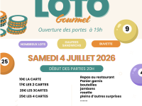 Loto gourmet le 4 juillet à Chaudenay