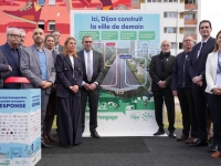 Dijon inaugure la plus grande opération urbaine d’auto-consommation collective d’énergie de France et le premier quartier rénové à énergie positive