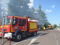 Belle frayeur après un incendie criminel devant le CIFA de Mercurey 