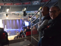 A défaut d'être en rouge et blanc, le Colisée était en bleu... 