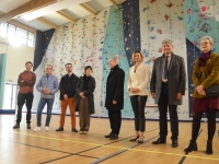 Le gymnase et mur d'escalade du Lycée Mathias officiellement inaugurés 
